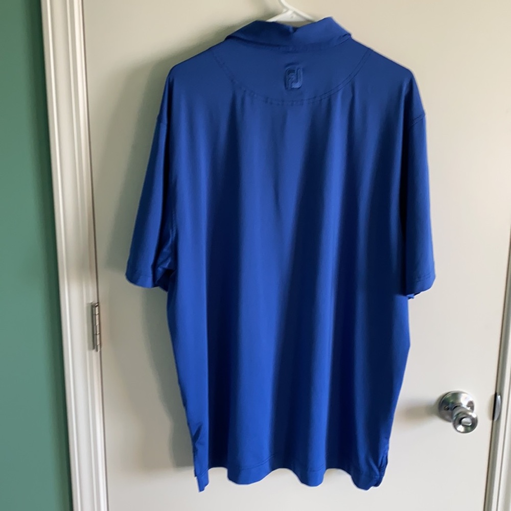 Blue FootJoy Polo Size L - Picture 4 of 4